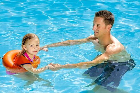 Poolmaster Learn-to-Swim Vest, Adjustable Tube Floatation Swim Trainer and Swim Aid for Kids Ages 3 to 6 Years, Blue in Saudi Arabia