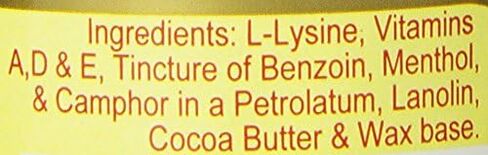 Basic Brands L-Lysine Ointment, Cold Sore Fever Blister Relief, Soothes Chapped Lips and Dry Skin, Goes on Clear, 0.875 oz (Pack of 1) in Saudi Arabia