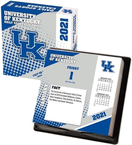 TURNER SPORTS Kentucky Wildcats 2021 Box Calendar (21998051377) in Kuwait