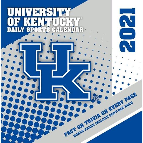TURNER SPORTS Kentucky Wildcats 2021 Box Calendar (21998051377) in Kuwait
