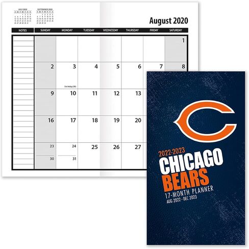 Chicago Bears 2022-23 17-Month Pocket Planner (23998890537) in Saudi Arabia