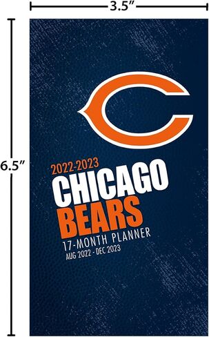 Chicago Bears 2022-23 17-Month Pocket Planner (23998890537) in Saudi Arabia