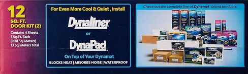 Dynamat 12" x 36" x 0.067" Thick Self-Adhesive Sound Deadener with Xtreme Door Kit in Saudi Arabia