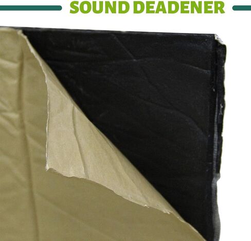 HOMCHEK 10mm 21.53sqft 40inch x 80inch Automotive Heat Shield Mat Sound Deadener Mat Noise & Dampening Heat Insulation Mat Application for Car Hood Dynamat Ceiling Door in Kuwait