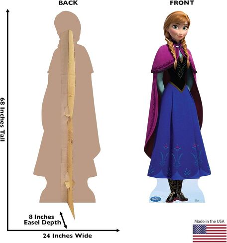 Cardboard People Elsa & Anna بالحجم الطبيعي قطع من الورق المقوى - ديزني فروزن (فيلم 2013) in Saudi Arabia