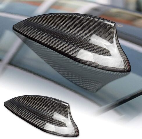ملصق قاعدة هوائي لإشارة الراديو من ألياف الكربون لسيارة BMW F22 F87 M2 F30 F35 F80 M3 G20 F32 F36 F82 M4 G30 G38 F90 M5 G11 G12 (أسود) in Saudi Arabia
