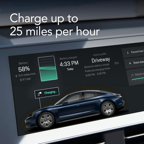 شاحن Lectron NEMA 14-50 المستوى 2 EV - سلك تمديد 15 قدم وكابل J1772 - لسيارات J1772 EVs in Kuwait