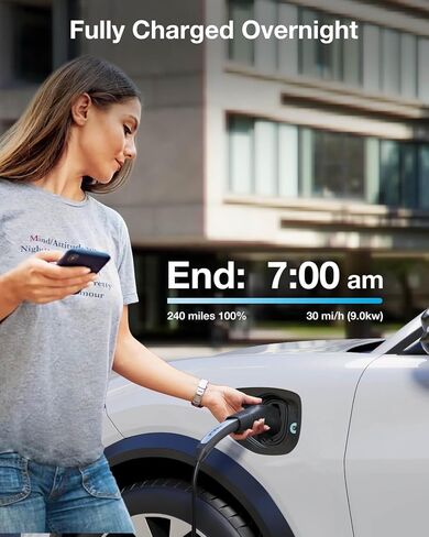 محول شحن Tesla إلى J1772 [يناسب جميع J1772 EVs] بحد أقصى 60 أمبير 250 فولت، قوة شحن تكيفية - متوافق مع Tesla Gen 1 2 3 شواحن الحائط/الوجهة/المحمول - أسود in Saudi Arabia