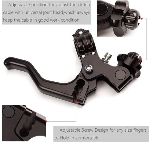 Short Stunt Clutch Lever Easy Pull Cable System for Honda CBR 600RR 1000RR for Yamaha Kawasaki Buell for Suzuki Ducati Triumph in Saudi Arabia
