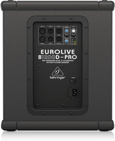 Behringer EUROLIVE B1200D-PRO High-Performance Active 500 Watt 12" PA Subwoofer with Built-In Stereo Crossover in Saudi Arabia