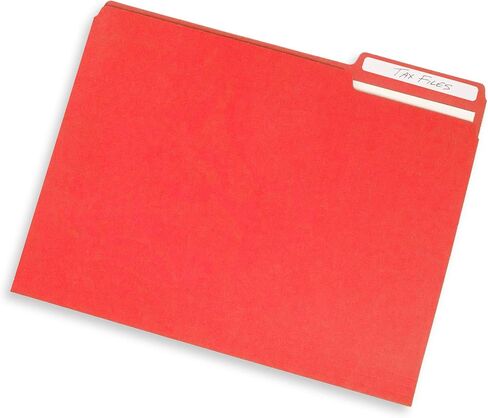 Blue Summit Supplies 200 Manila File Folders, Letter Size, 1/3 Cut Tab, Letter Size, Manila, Great for Organizing and Easy File Storage, 200 Per Box in Saudi Arabia