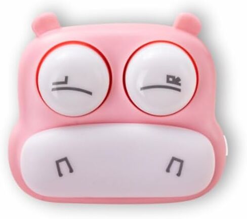 Ultrasonic Contact Lens Cleaner Intelligent Cleaning Machine Cute Portable Soft Contact Lenses Cleaner Pink in Saudi Arabia