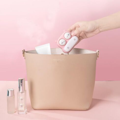 Ultrasonic Contact Lens Cleaner Intelligent Cleaning Machine Cute Portable Soft Contact Lenses Cleaner Pink in Saudi Arabia