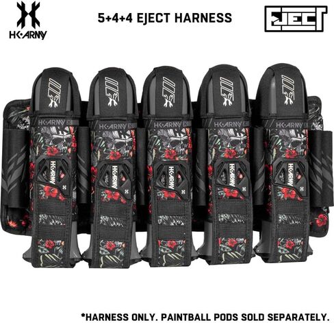 HK Army 5+4 Eject Paintball Harness Pod Pack - Tropical Skull in Saudi Arabia
