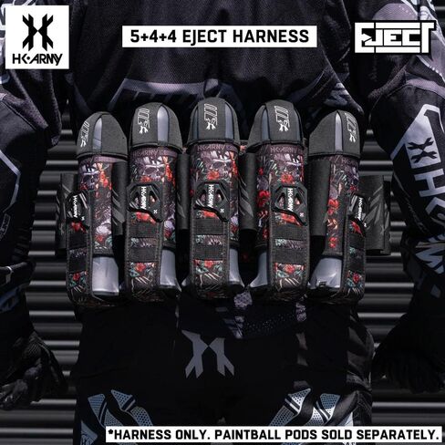 HK Army 5+4 Eject Paintball Harness Pod Pack - Tropical Skull in Saudi Arabia