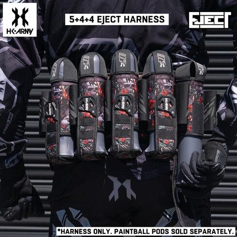 HK Army 5+4 Eject Paintball Harness Pod Pack - Tropical Skull in Saudi Arabia