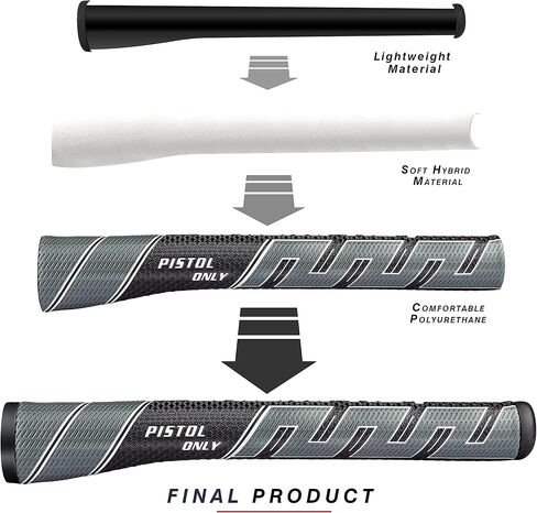 CHAMPKEY Premium Pistol Golf Putter Grip | Lightweight and Comfortable Golf Grips | Advanced Texture Control and High Feedback Golf Putter Grips in Saudi Arabia