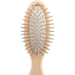 Chris Christensen Mark II Slicker Brush, Groom Like a Professinal, Stainless Steel Pins, Lightweight Beech Wood Body, Ground and Polished Tips, Small