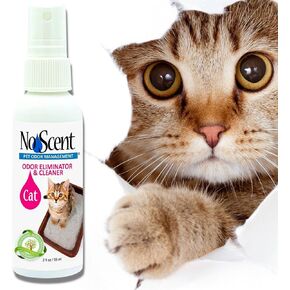 No Scent Cat Litter Box Cleaner for Odor & Stains, Daily Freshener for Furniture, Hard Surface, Fabric & Car (128 Fl Oz / 3.8 Liter) Gallon