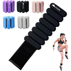 Wrist & Ankle Weights for women & men|adjustable & wearable weights|Set of 2(1Lbs Each)|Pilates, Yoga, Barre,Swimming, Walking, Jogging