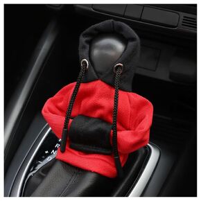 OFBAND Hoodie Car Gear Shift Cover,Christmas Car Decor Gear Shift Knob Cover for Manual/Automatic Shift Knob,Universal Car Accessories Hoodie for Gear Shifter Knob (Christmas Green)