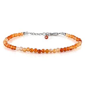 InfinityGemsArt Mothers Day Gift's Turquoise Jewelry for Women Natural Stone Tibetan Gemstone Full Micro Beads Dainty Bracelet Birthstone, Energy Healing Crystals, 925 Sterling Silver Chain 8 inch