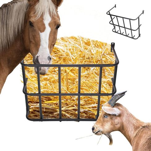 Goat and Horse Hay Feeder 31.5 x 15.5 x 22.5 in,24 Gallon Capacity Hay Feeder Goat Feeders Hanging in Saudi Arabia