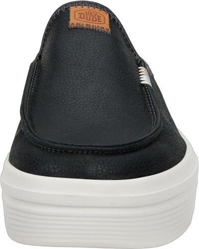 Hey Dude Women's Austin Lift Leather White Size 7 | Women's Shoes | Women Slip-on Loafers | Comfortable & Light-Weight in Saudi Arabia