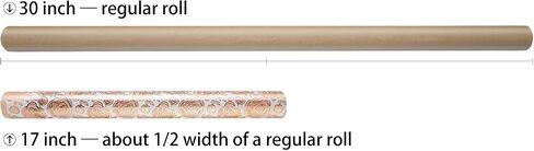LDGOOAEL Mini Short Small Wrapping Paper Roll (17" X 120") - Purple Star Galaxy with gold Foil for Holiday, Mothers Day, Birthday, Wedding, Baby Shower in Kuwait