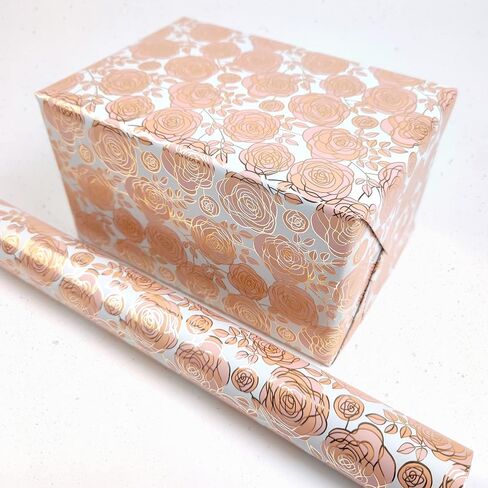 LDGOOAEL Mini Short Small Wrapping Paper Roll (17" X 120") - Purple Star Galaxy with gold Foil for Holiday, Mothers Day, Birthday, Wedding, Baby Shower in Kuwait