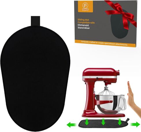 Mixer Sliding Mat Compatible with Kitchenaid 6/7/8 Quart Stand Mixer, Slider Mat Compatible with 5-8 Qt Bowl-Lift Stand Mixer Kitchenaid Mixer Accessories in Saudi Arabia