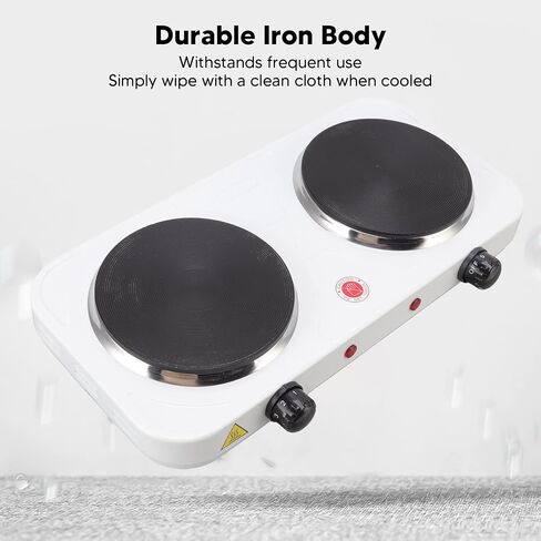 Single Tube Electric Stove With Variable Tempertature Control,Stainless Steel Portable Single Coil Electric Cooktop With Overheat protection suitable for cooking, boiling water,1000 Watts,110V in Saudi Arabia