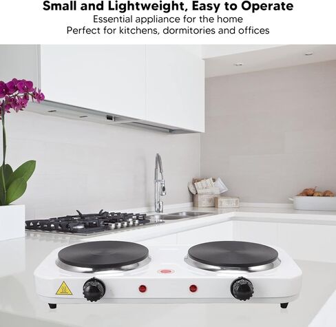 Single Tube Electric Stove With Variable Tempertature Control,Stainless Steel Portable Single Coil Electric Cooktop With Overheat protection suitable for cooking, boiling water,1000 Watts,110V in Saudi Arabia