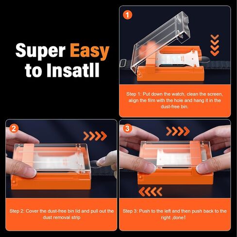 for Apple Watch Series 9/8/7 Screen Protector 41mm - [Strong Asorption] [Ceramic Film Not Glass] iWatch Easy Installation Anti-Scratch HD Clear Cover Soft Film, 2 Packs in Saudi Arabia