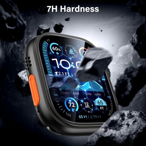 for Apple Watch Series 9/8/7 Screen Protector 41mm - [Strong Asorption] [Ceramic Film Not Glass] iWatch Easy Installation Anti-Scratch HD Clear Cover Soft Film, 2 Packs in Saudi Arabia