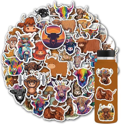 100 Pack Wolf Stickers,Wolf Decals Gifts for Teens Girls in Kuwait