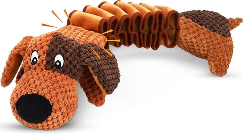 Squeaky Dog Toys for Large Dogs, Tough Tug of War Puppy Toy, Cute Animal Design Plush Dog Toys with Crinkle Paper, Dog Chew Toys for Small, Medium and Large Dogs in Saudi Arabia