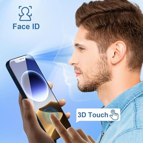 استبدال شاشة iPhone 12/12 Pro مقاس 6.1 بوصة، مجموعة إطار رقمي لشاشة LCD تعمل باللمس ثلاثية الأبعاد بالجملة مع لاصق مقاوم للماء، بدون أدوات إصلاح in Kuwait