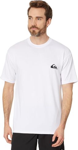تيشيرت Quiksilver Everyday Surf بأكمام قصيرة أبيض/أسود LG in Saudi Arabia