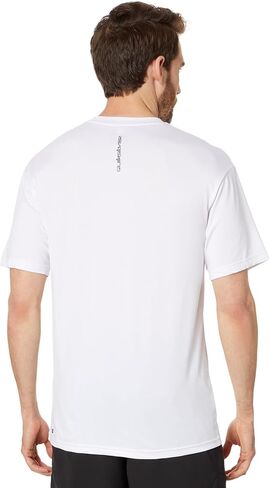 تيشيرت Quiksilver Everyday Surf بأكمام قصيرة أبيض/أسود LG in Saudi Arabia