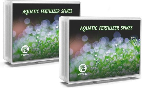 FZONE Aquarium Root Fertilizer Spikes, NPK High-Concentration Easy Green Aquarium Fertilizer, Freshwater Aquarium Plant Fertilizer for Plant and Root Growth (25 Spikes Per Box) in Saudi Arabia