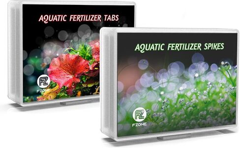 FZONE Aquarium Root Fertilizer Spikes, NPK High-Concentration Easy Green Aquarium Fertilizer, Freshwater Aquarium Plant Fertilizer for Plant and Root Growth (25 Spikes Per Box) in Saudi Arabia