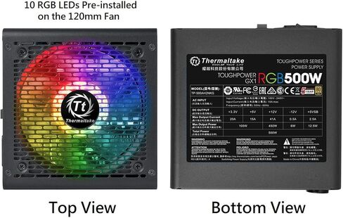 مصدر طاقة Smart W3 Series 80Plus بقدرة 600 واط؛ مواصفات ATX v3.1؛ مروحة FDB مقاس 120 مم؛ ضمان لمدة 5 سنوات؛ PS-SPW-0600NNFAWU-1 in Saudi Arabia