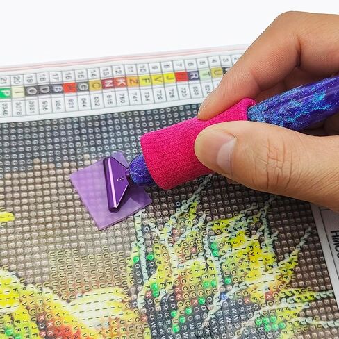24 pcs Diamond Painting Pen Kits, SENHAI Diamond Art Pens Metal Tips Screw Thread Tips Diamond Art Painting Pen 5D Diamond Art Painting Accessories Tools for DIY Painting Crafts in Kuwait