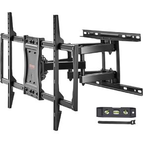 VEVOR Full Motion TV Mount Fits for Most 26-55 inch TVs, Swivel Tilt Horizontal Adjustment TV Wall Mount Bracket with Articulating Arm, Max VESA 400x400mm, Holds up to 99 lbs in Kuwait