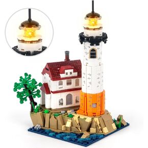 Ideas Table Lamp Mini Building Block Set, Creative Retro-Style Table Lamp Model, Collection Home Décor Birthday for Adults and Kids 8+ (804 Pieces)