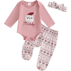 Halloween Outfit Infant Baby Girl Long Sleeve Romper Flared Pants Headband Pumpkin Clothes Se
