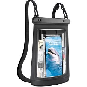 Large Waterproof Phone Pouch, Floating Dry Bag for iPhone 14/13/12/11 Pro Max, Galaxy S22/S21 - Large Capacity Waterproof Bag with Sunscreen & Glasses Storage - 【Oversize】Dry Bag for Water Activities