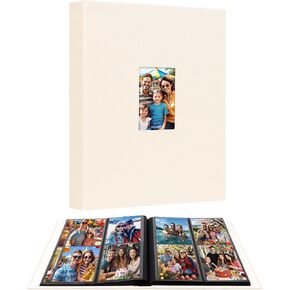 ألبوم صور مقاس 3.5 × 5، ألبوم صور مقاس 3.5 × 5 يحمل 256 صورة، غلاف من الكتان كتاب ألبوم صور 3 × 5 مع نافذة أمامية، ألبوم صور 3 × 5 لصور الذكرى السنوية للطفل 3 × 5 3.5 × 5، بطاقات (أسود) in Kuwait
