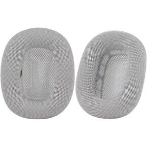 Ear Cushions Replacement for Apple AirPods Max Headphones, Premium Ear Pad Covers Earmuffs with Magnet, Noise Isolation, Fabric and Memory Foam Earpads, Space Gray